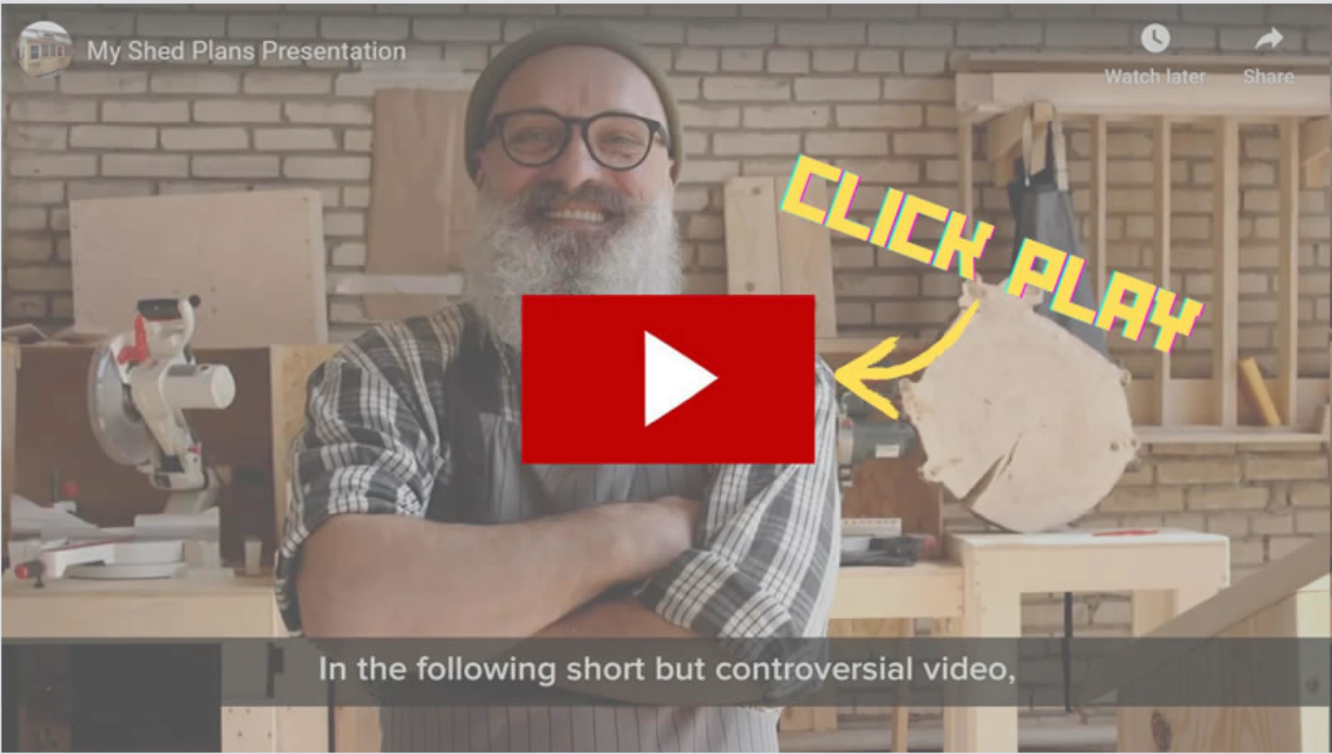 Ryan Shed Plans Watch